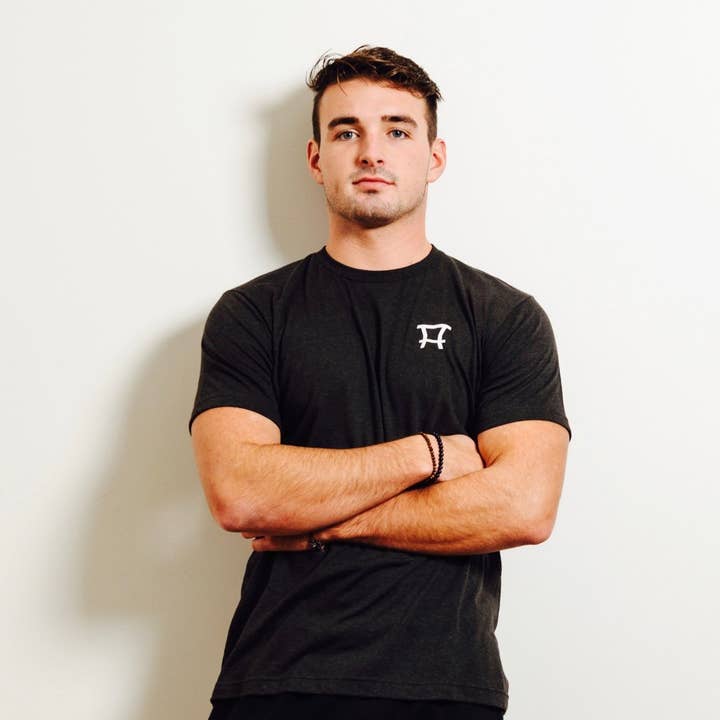 The Tee - Heathered Charcoal for wholesale by farewell