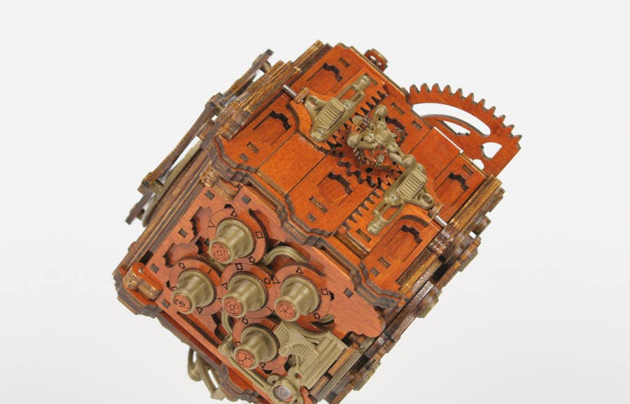 NKD Puzzle - Venta al por mayor Kit de manualidades - El famoso rompecabezas steampunk de boxeo en el kit « MECANIGMA »15