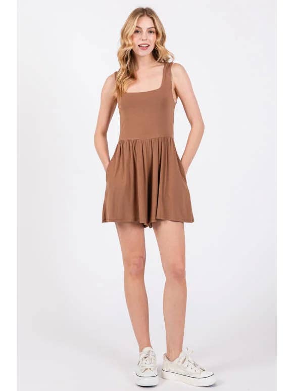 Final Touch - Vente Combishort – femme - Combinaison à détails froncés à double couche - NJU6040637