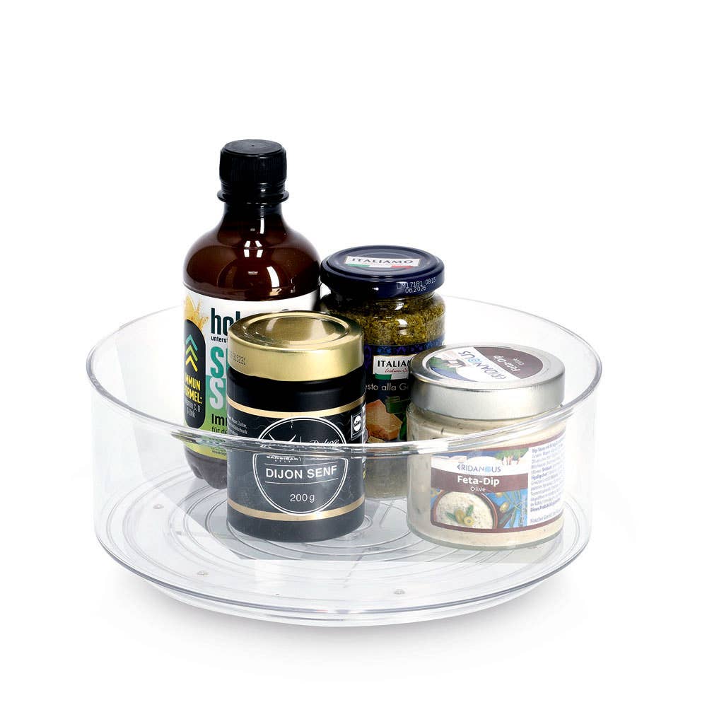 transparent Rotating organizer, plastic for wholesale on Faire2