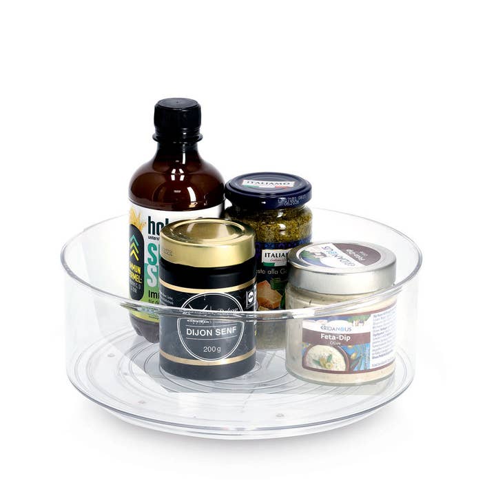 transparent Rotating organizer, plastic for wholesale on Faire2