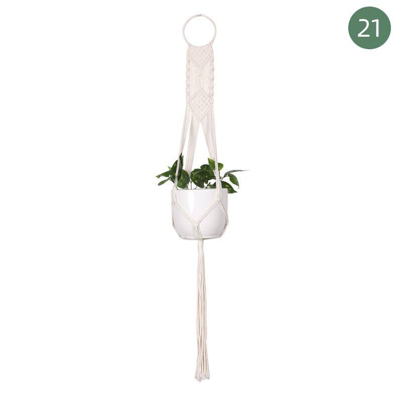 Homerely (We Cover All Import Duties) - Wholesale Hanging Planter - Handmade Macrame Plant Hangers (Plants and pots excluded)19