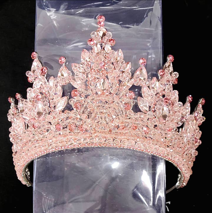 Chicas - Wholesale Tiara - Women's - Beautiful metal tiara with crystal balls and jewels HT97734