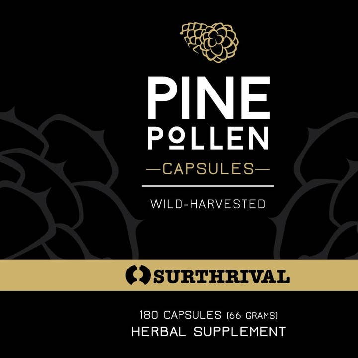 Surthrival - Wholesale Protein/Superfood Powder - Pine Pollen Powder & Capsules
