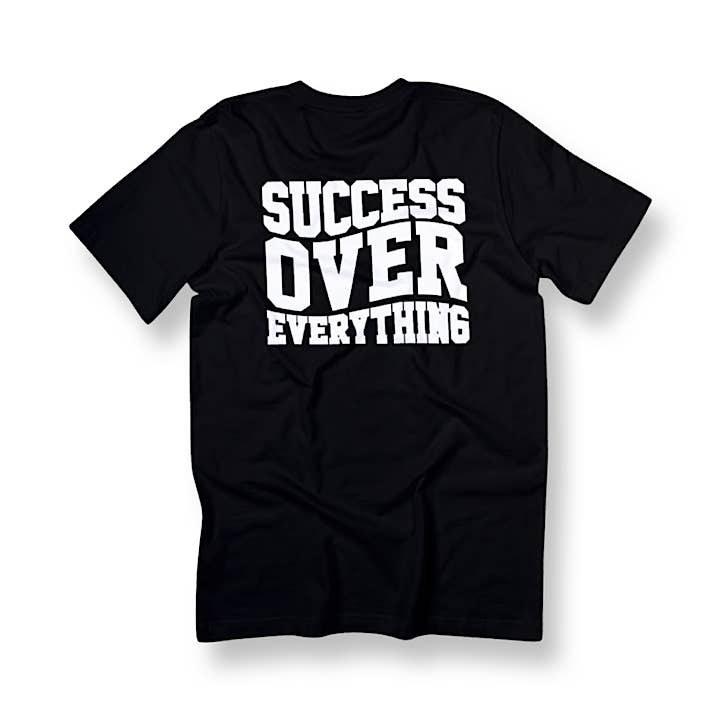SuccessOverEverything®️Wave Tee (Black/White) for wholesale by SuccessOverEverything Clothing