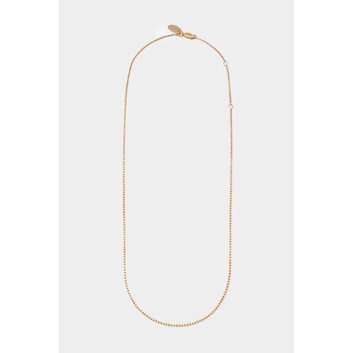 Thin Box Necklace for wholesale by Kara Yoo