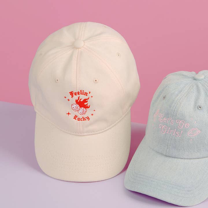 Party Mountain Paper co. - Wholesale Baseball Cap - Unisex - Feelin' Lucky Baseball Dad Hat | Last Chance
