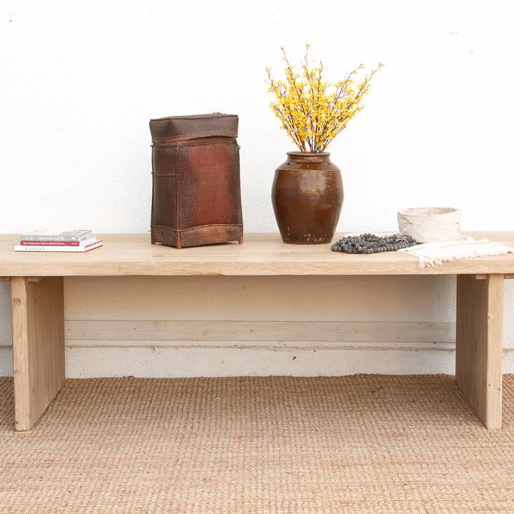 Table de salle à manger moderne rustique de 9 pieds de long pour la vente par De-cor