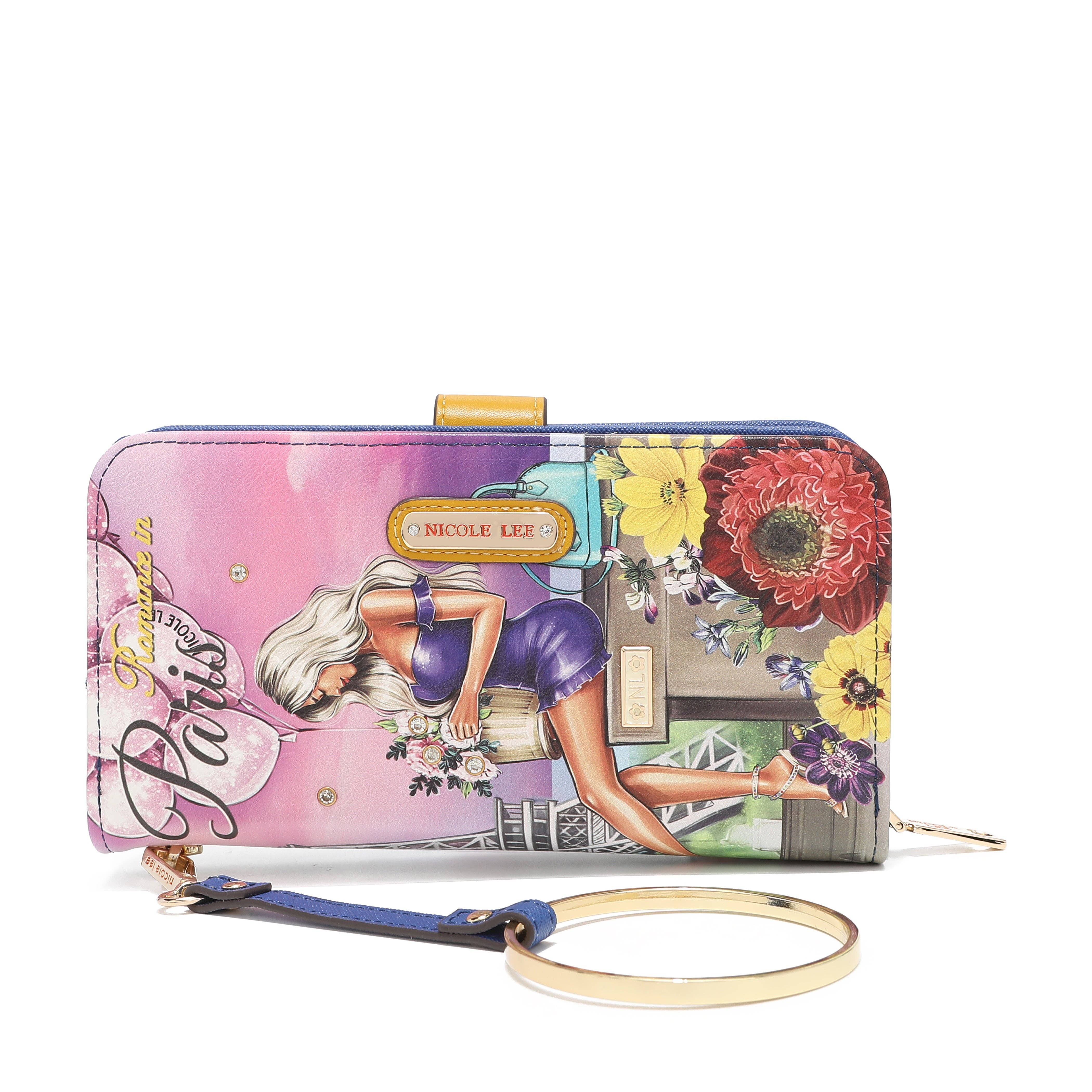 Nicole Lee – Carteira - Mulher por atacado – CARTERA IMPRESA MODA CON CREMALLERA4