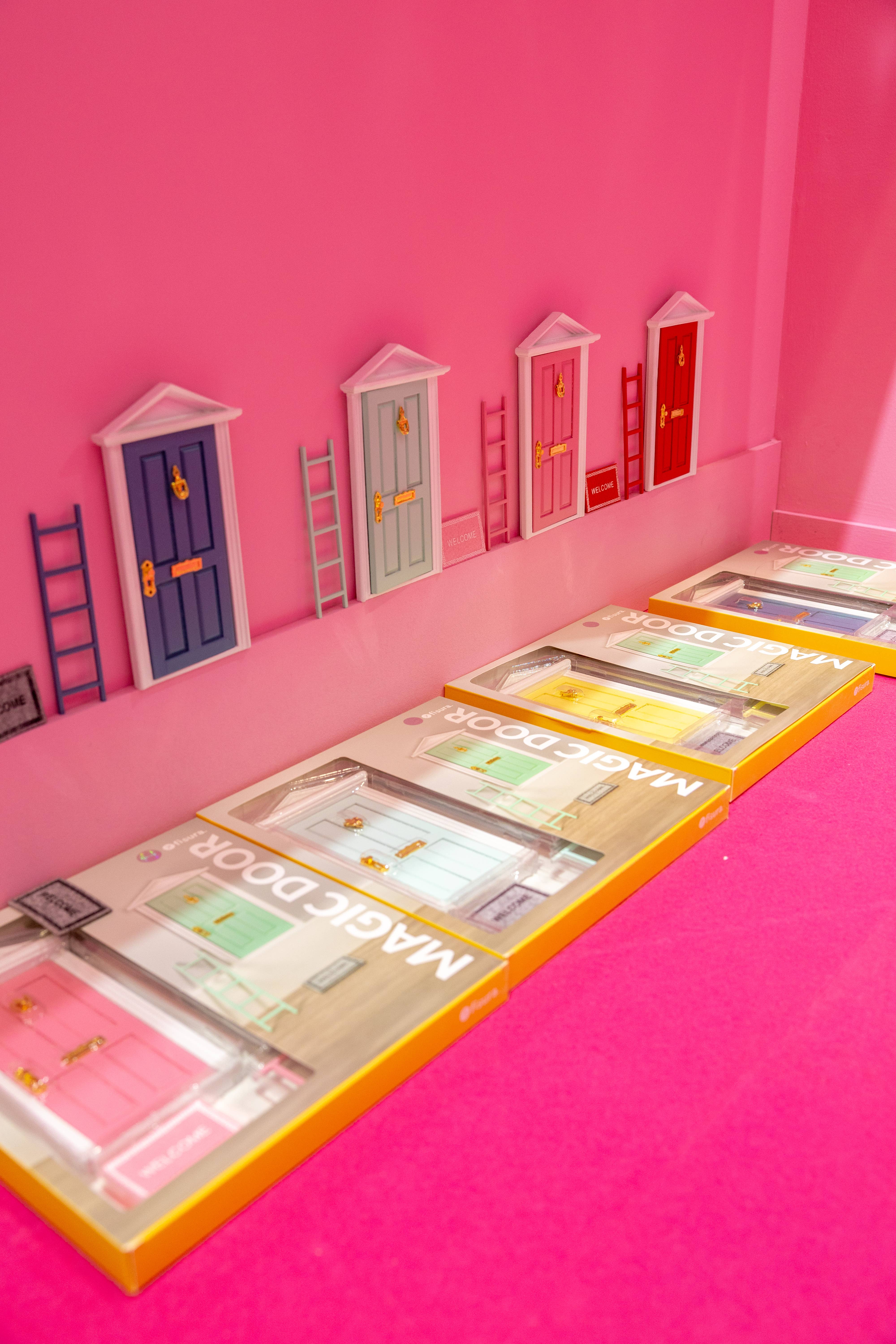 Fisura - Vente Décoration murale – enfant et bébé - Porte magique rose - Fisura2