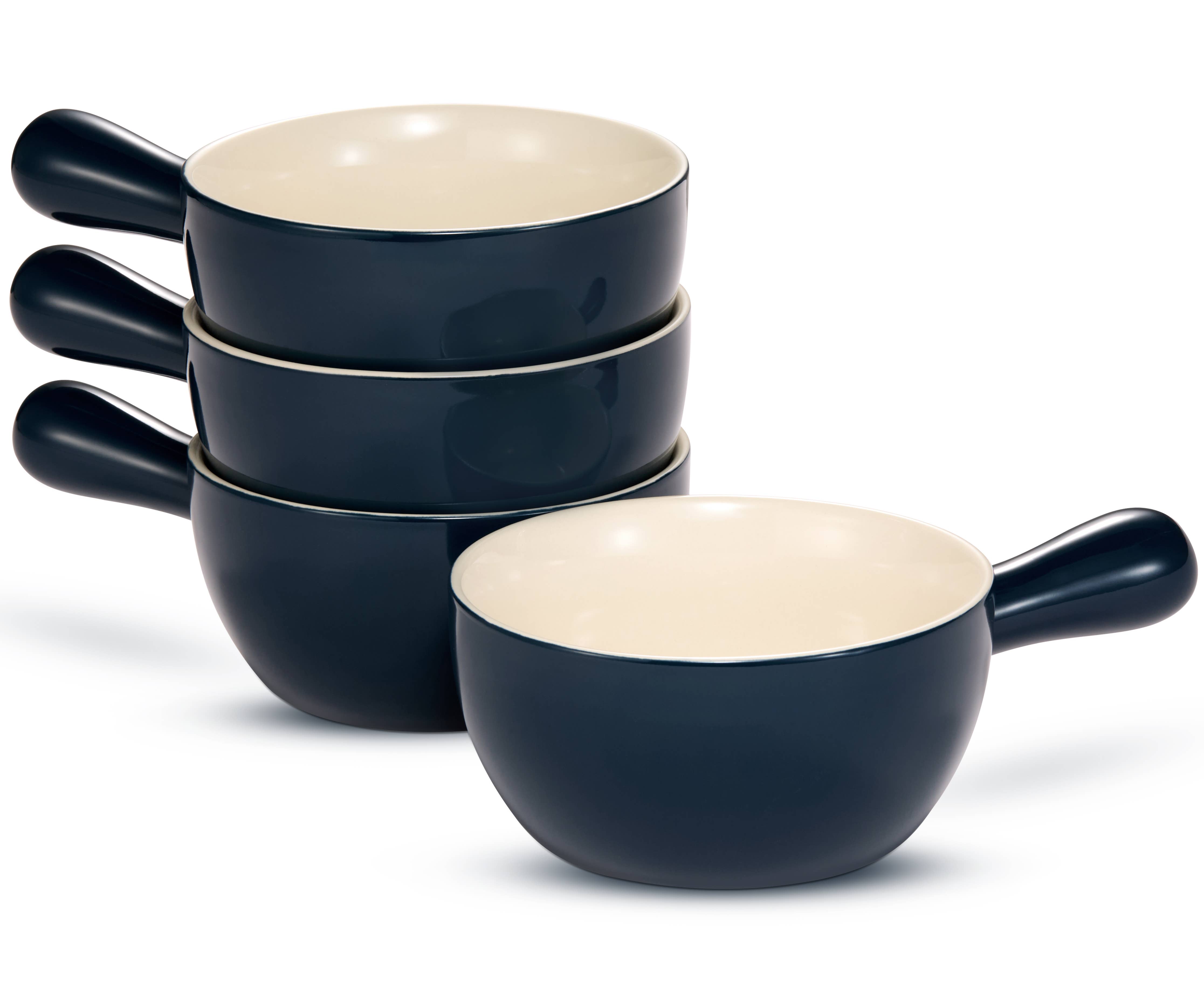 Kook - Wholesale Serve Bowl - Kook French Onion Soup Crocks, 24 oz, Set of 411