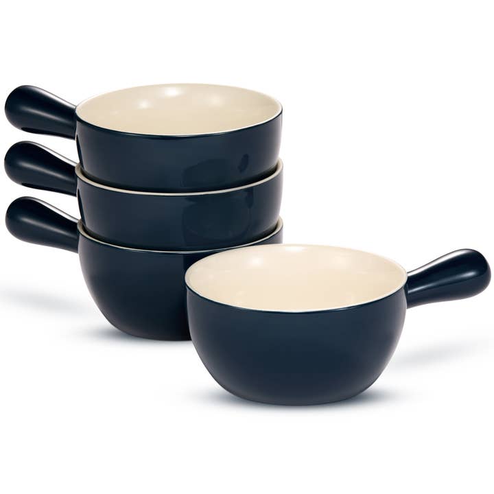 Kook - Wholesale Serve Bowl - Kook French Onion Soup Crocks, 24 oz, Set of 411