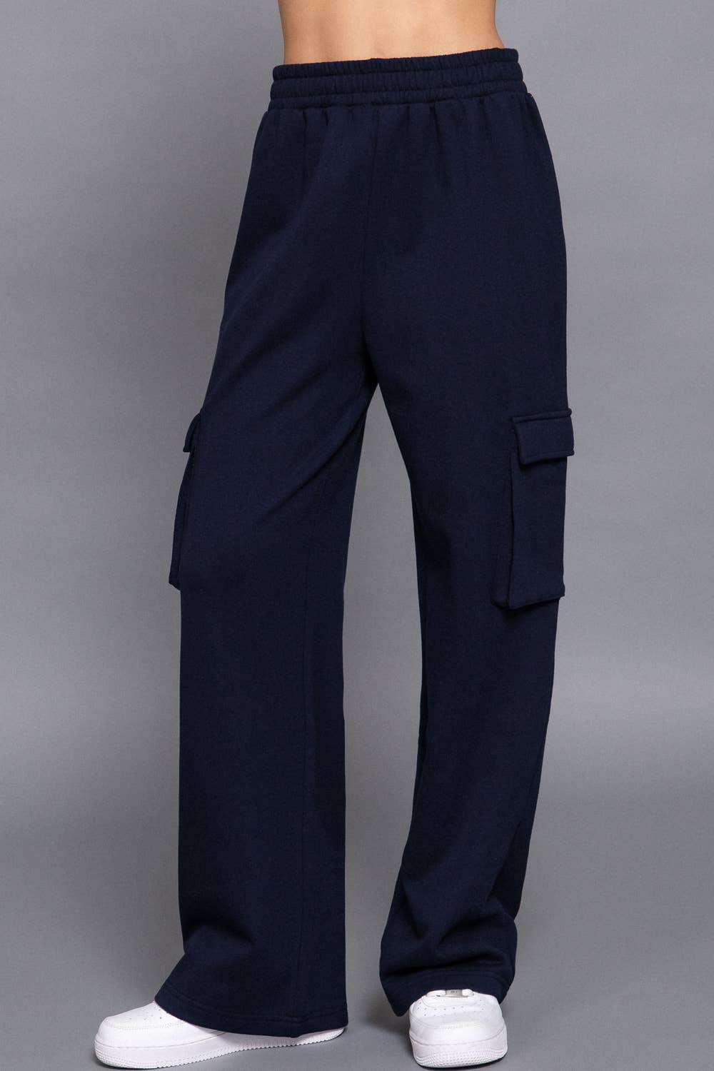 Active Basic | Active USA – Großhandel Hose – Damen – Bund Innenfleece French Terry Cargo Lange Hose2