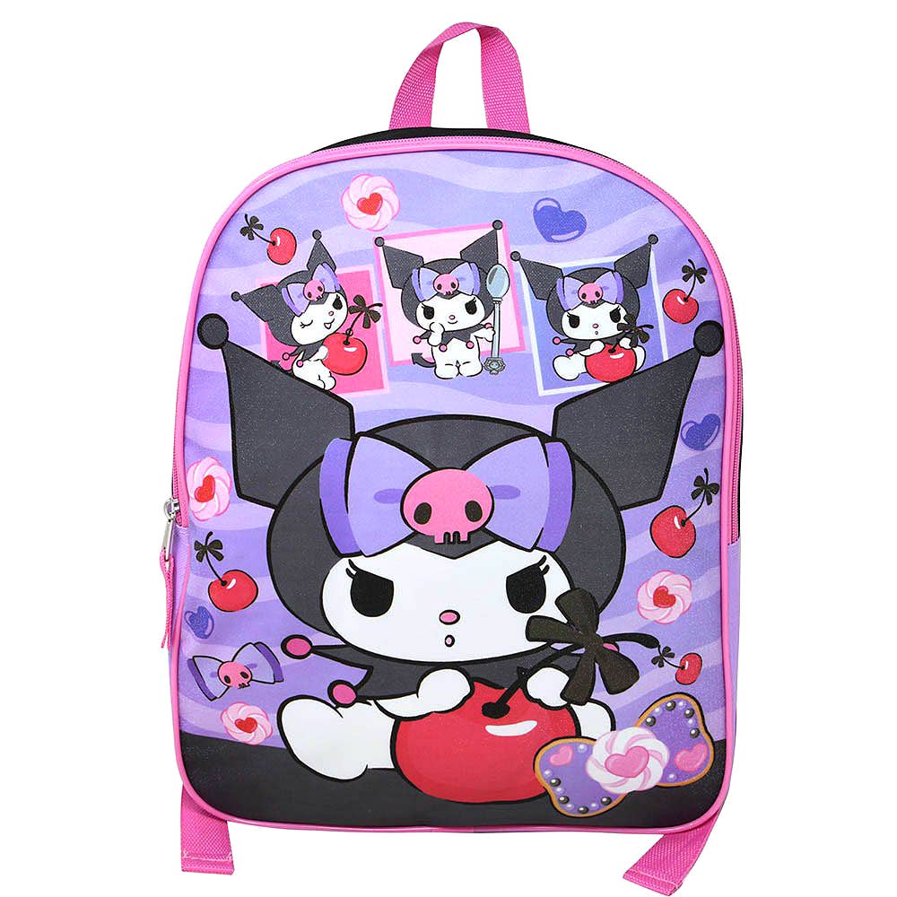   KUROMI BACKPACK WITH PLAIN FRONT, SQUE for wholesale on Faire0