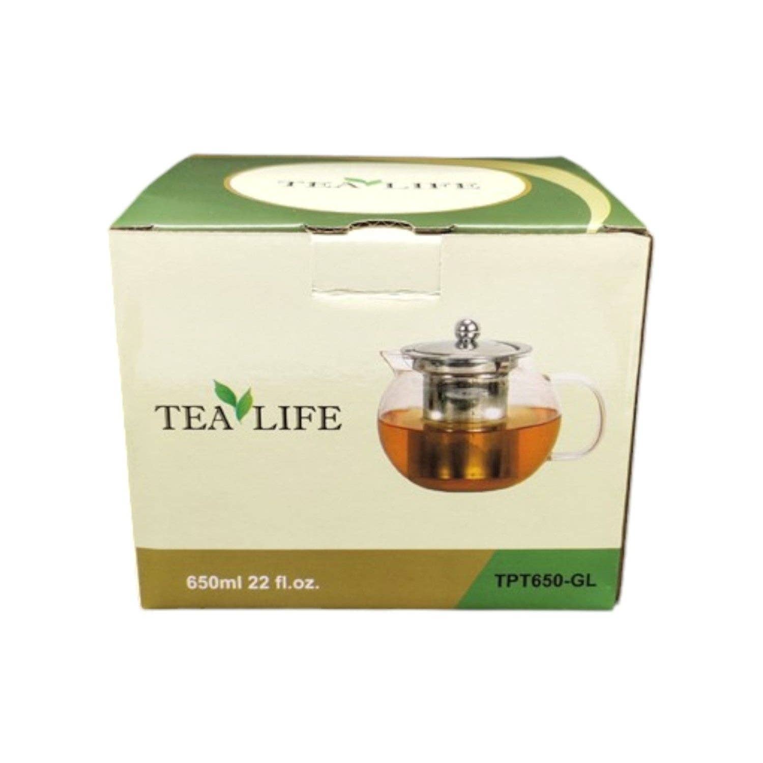 Urban Tokyo – wholesale Tea pot – 22oz 4.5"H Glass Tea Pot (1/24)1