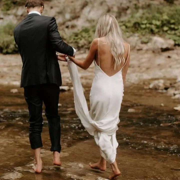ATELIER CALLISTE - Wholesale Gown - Women's - Preorder Silk Heart Wedding Dress