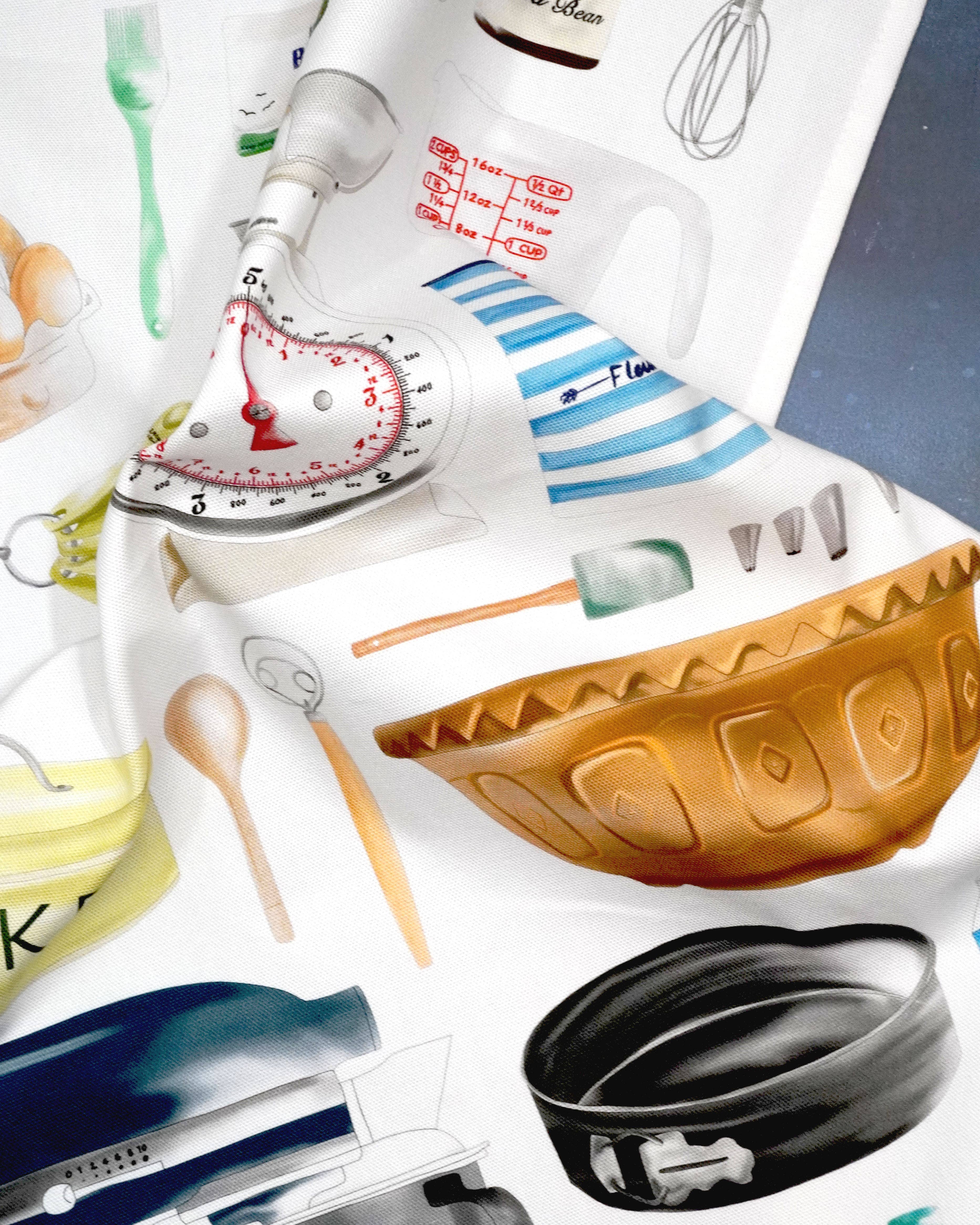 Corinne Alexander - Wholesale Tea Towel - Time to Bake Tea Towel - British Made - Baking - Cotton5