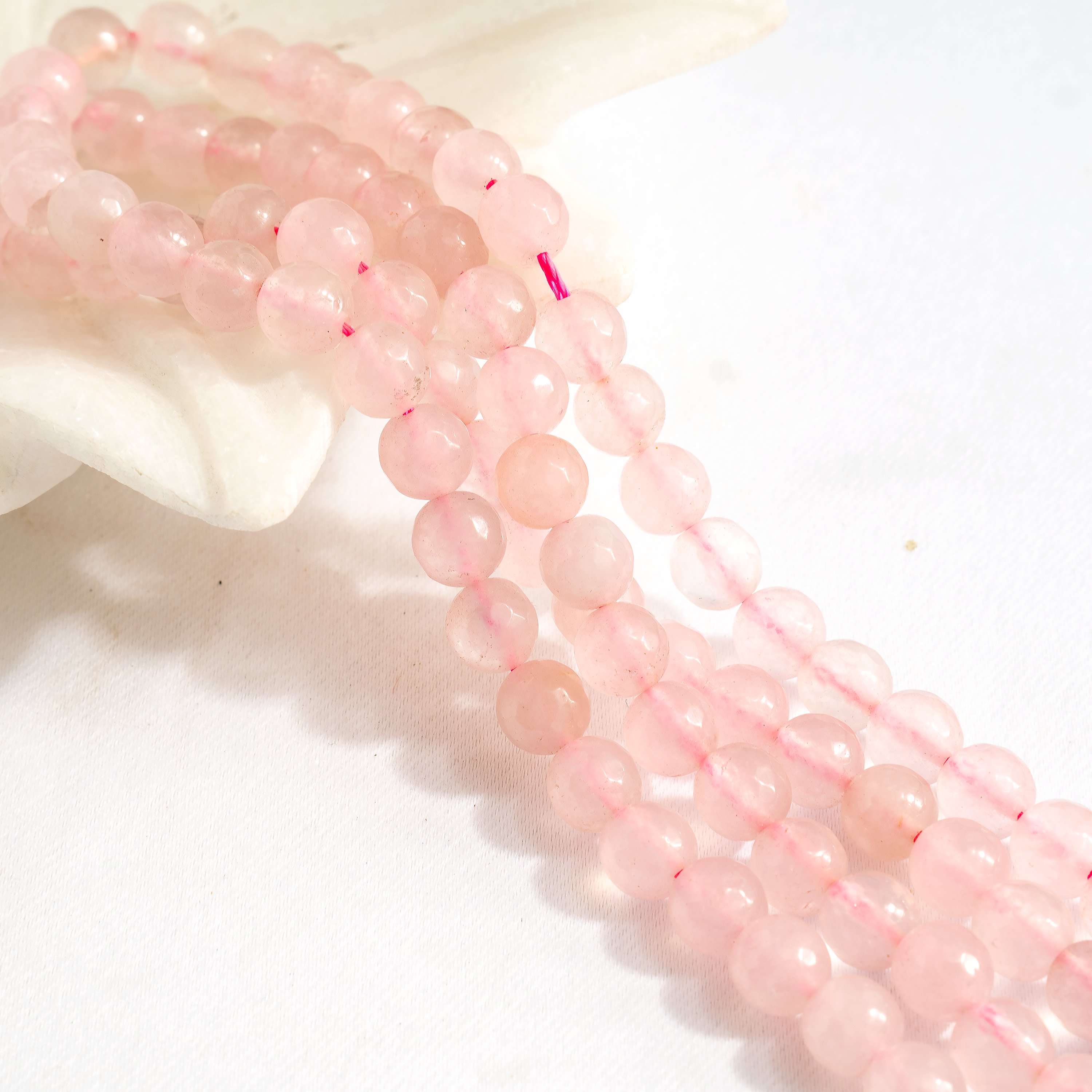 Soothing Crystals Beads – Großhandel Perlen – Gefärbte Facettierte | Rosenquarz | Edelsteinperlen | Kristallperlen3