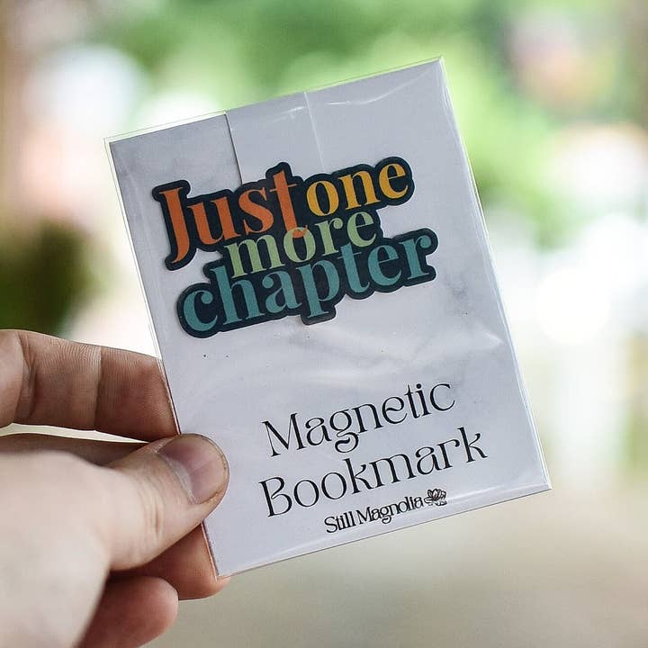 Magnetic Bookmark | Just One More Chapter for wholesale by Still Magnolia