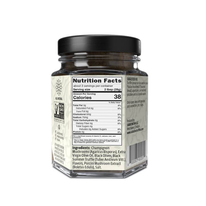 Sabatino Truffles - Wholesale Sauce - Black Truffle Sauce 3.2oz