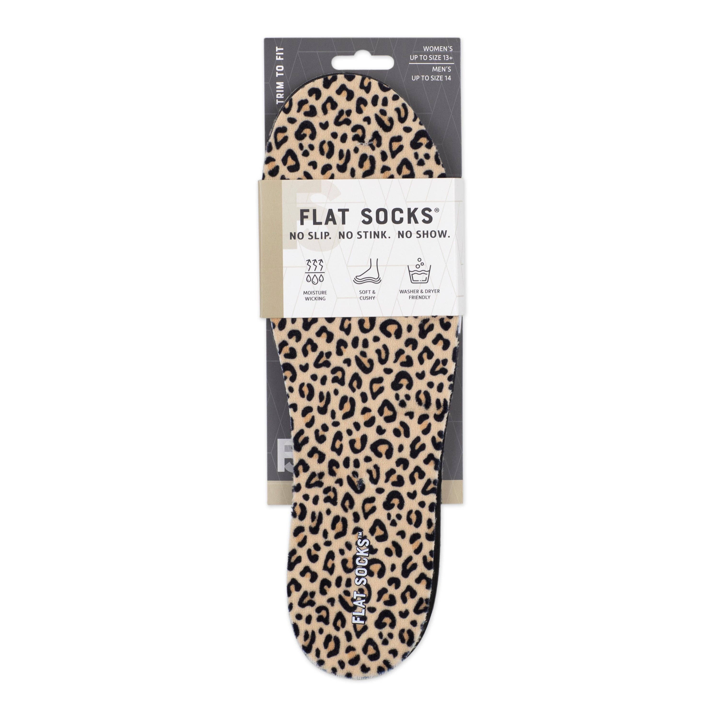 FLAT SOCKS - Wholesale Socks - Unisex - Leopard Print FLAT SOCKS5