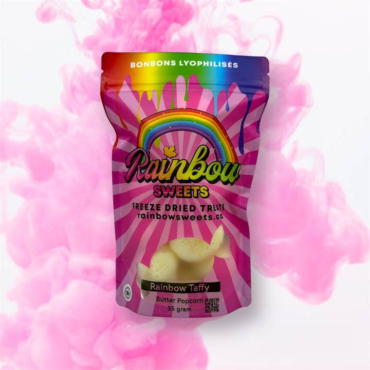 Rainbow Sweets - Wholesale Taffy - Freeze Dried Rainbow Taffy