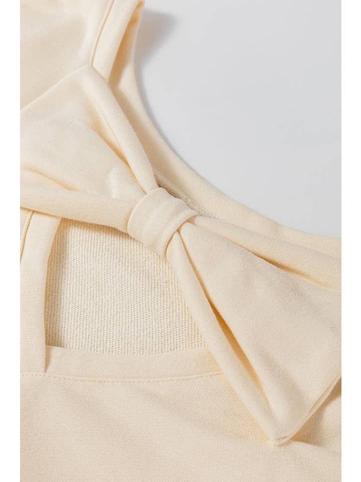 Amaryllis Apparel - Wholesale Sweatshirt - Women's - Back Bowknot Sweatshirt41
