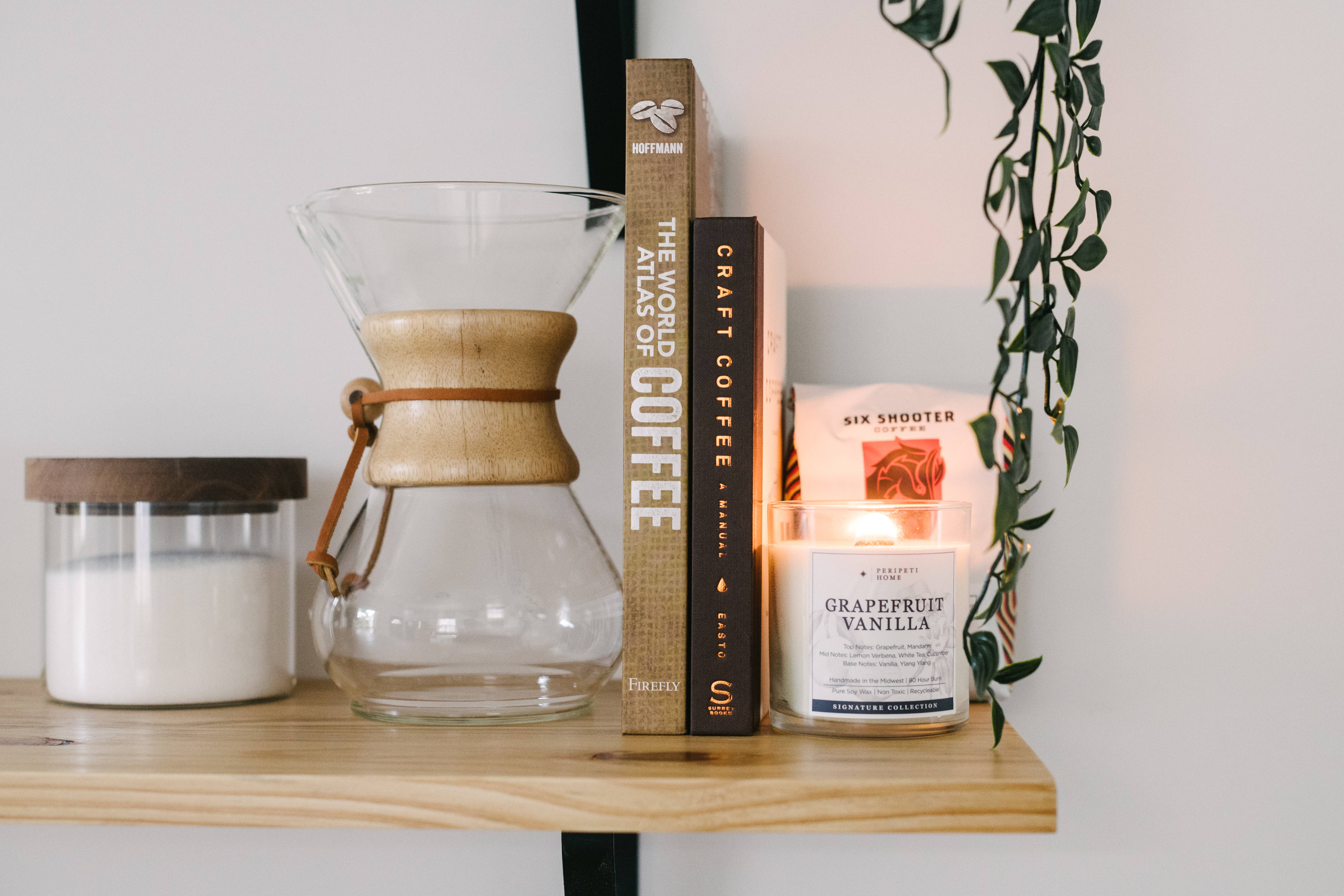 Peripeti Home - Wholesale Jar/Filled Candle - Grapefruit Vanilla Soy Candle, Giftable7