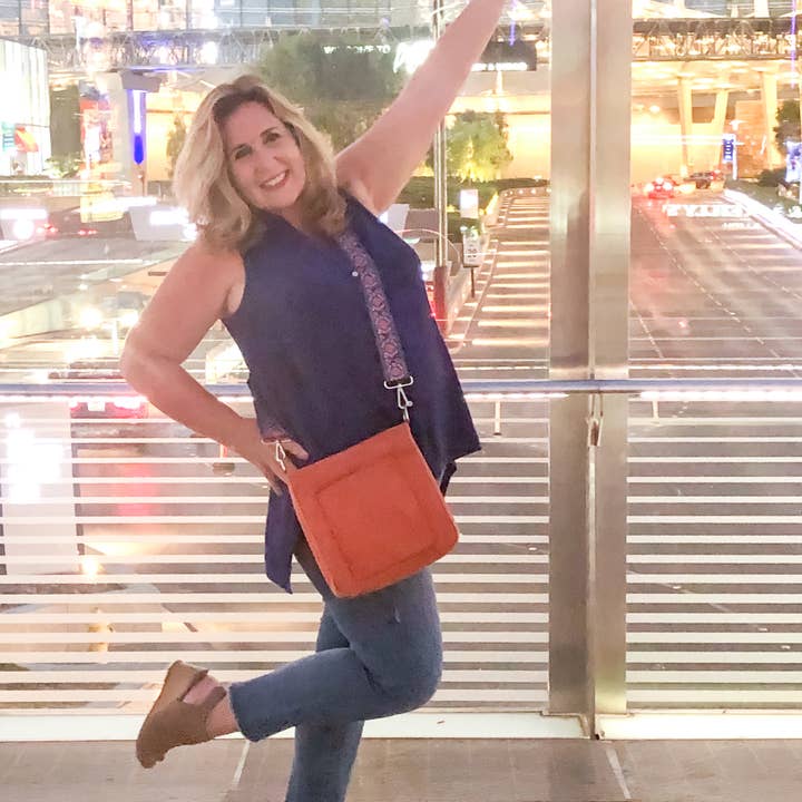 K. Carroll Accessories - Vente Sac à bandoulière – femme - MAY SUEDE CUIR VÉGÉTALIEN BANDOULIÈRE🍁10