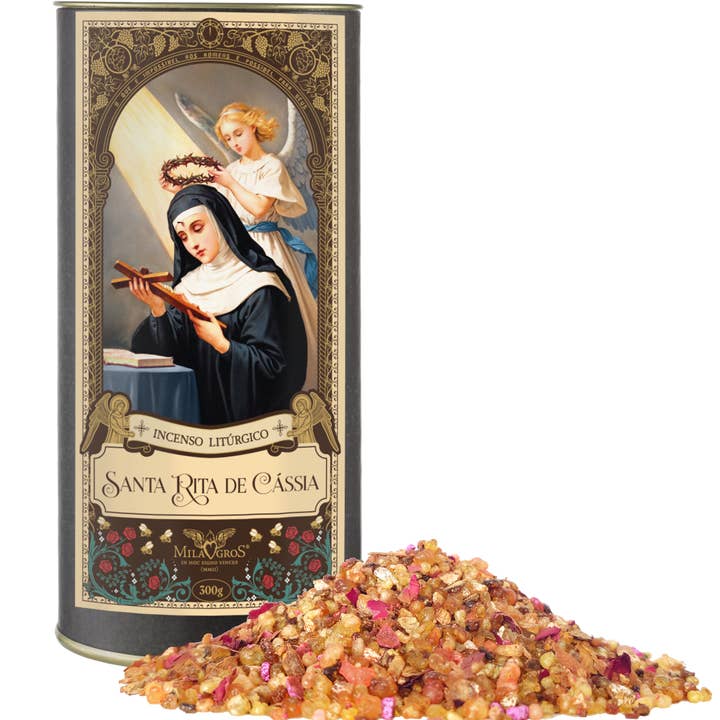 Milagros Saint Rita of Cascia (Santa Rita de Cássia) Resin Incense - 0.3-17.6oz for wholesale by Clero USA