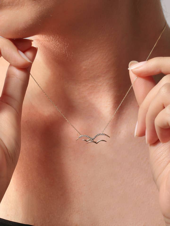 Seagull Necklace for wholesale by Gider Jewelry