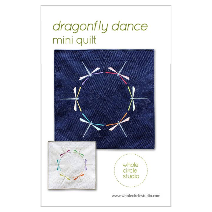 Dragonfly Dance quilt pattern for wholesale by Whole Circle Studio