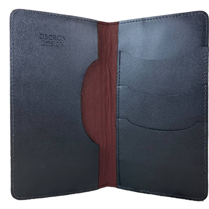 Oberon Design - Wholesale Phone Wallet - Unisex - Large Leather Smartphone Wallet - Celtic Hounds