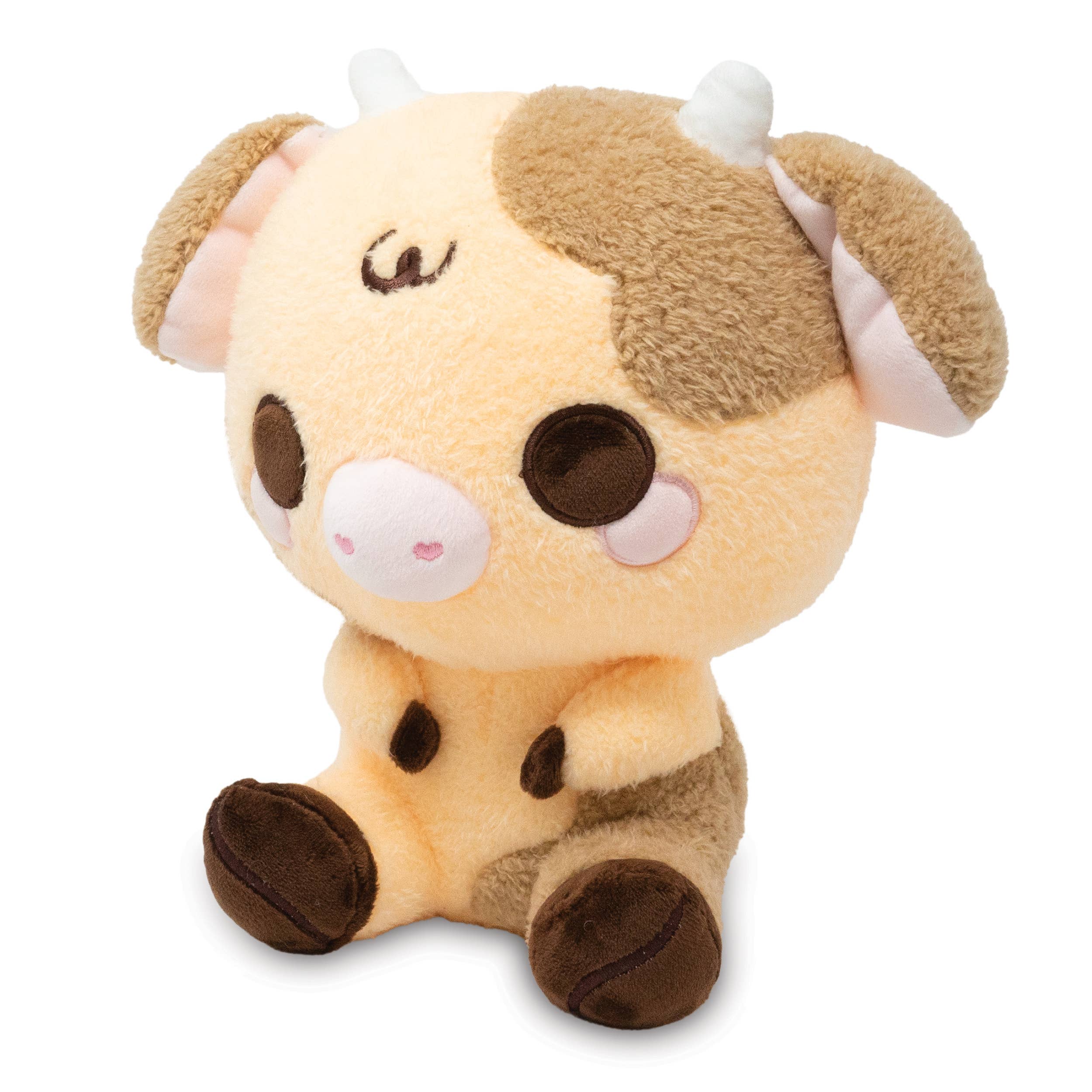 Cuddle Barn, Inc. - Wholesale Stuffed/Plush Toy - Kids & Baby - Moocha the Coffee Cow (Soft Cute Fluffy Kawaii Plushie)1