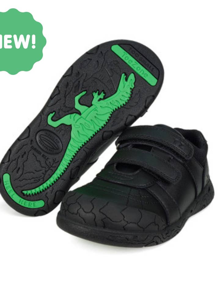 DEX - Sapatilha Escolar Vegan para Meninos Dinossauros por atacado de ToeZone