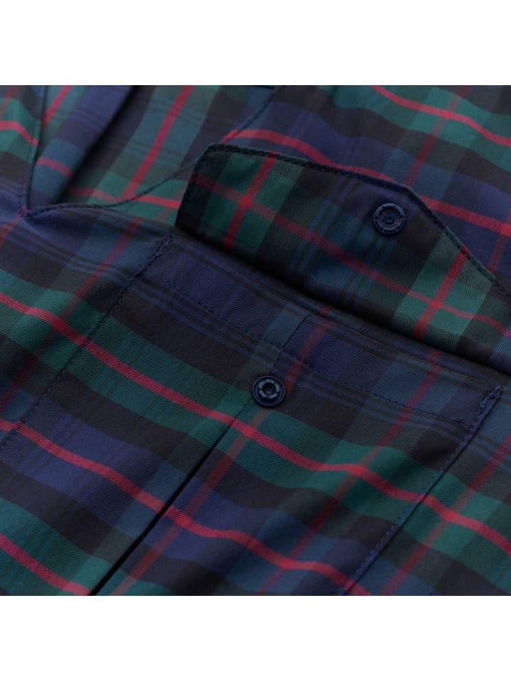 Dark Tartan Driver Dress for wholesale on Faire3