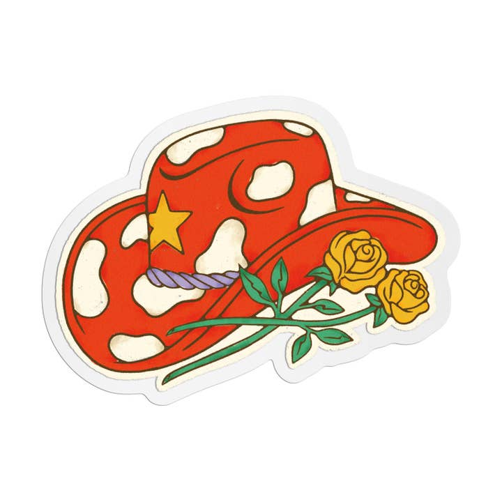 Cowboyhoed - Waterdichte Vinylsticker voor wholesale door Zuku