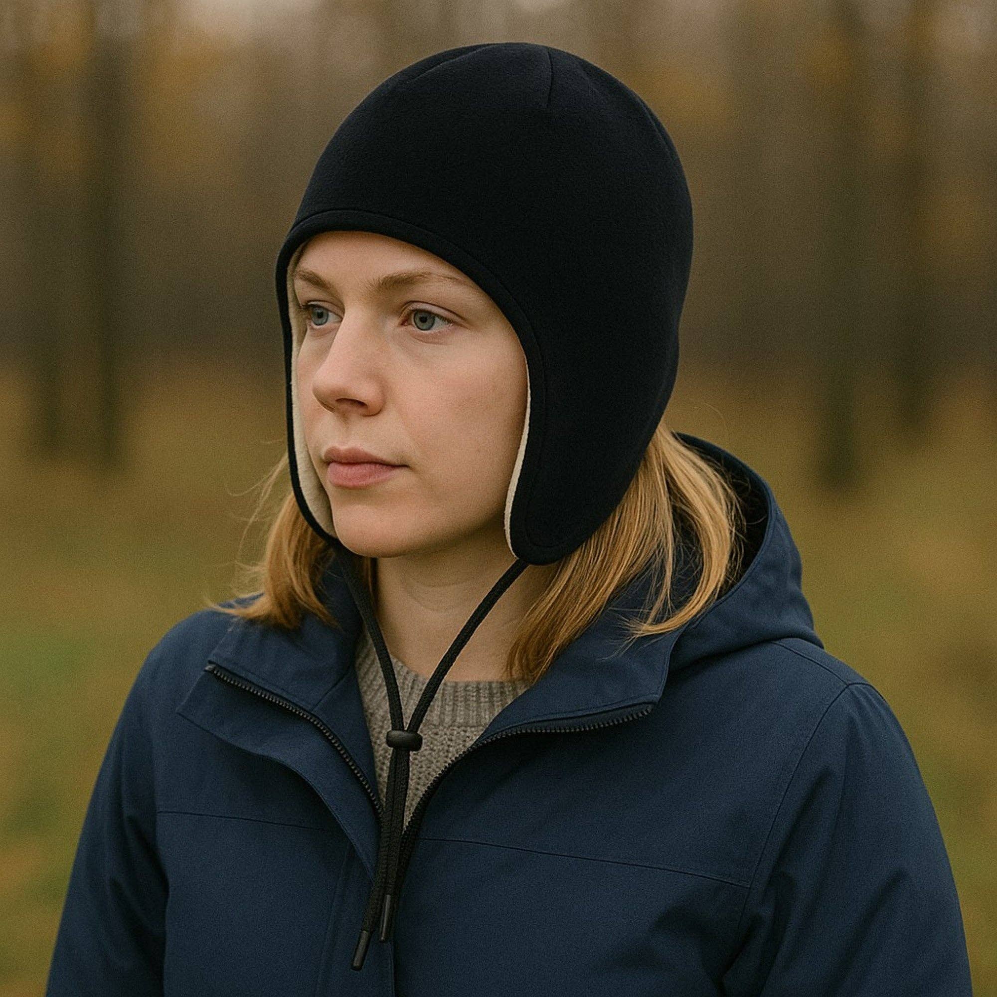 AK Brand - Vente Bonnet – unisexe - Bonnet unisexe en polaire avec cache-oreilles et sangles de menton réglables et so8