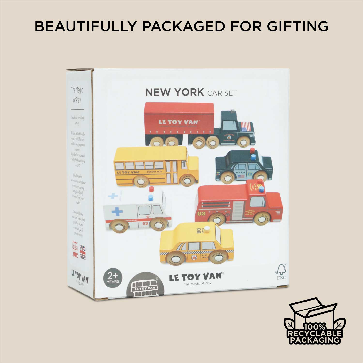 Le Toy Van, Inc. - Wholesale Toy Car/Truck - Kids - American Wooden Car Set6