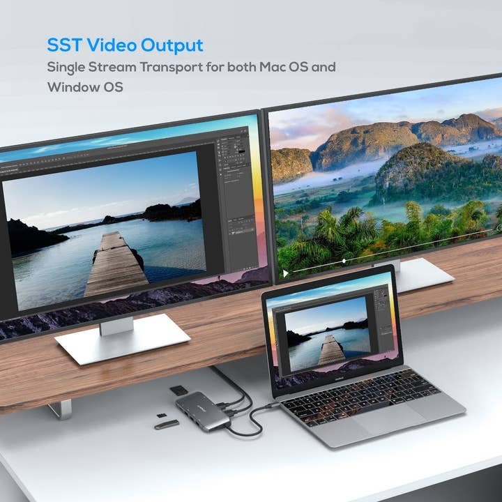 mbeat - Wholesale Charging dock - Mbeat Elite X11 Dual Hdmi Usb-c Multifunction Docking2