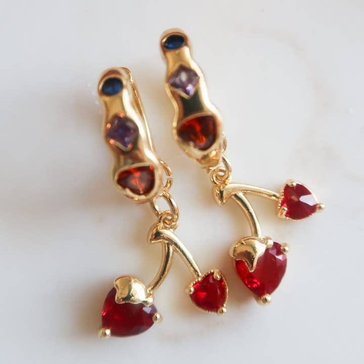 Pendientes de cereza Close to you para venta al por mayor de Bittersweet