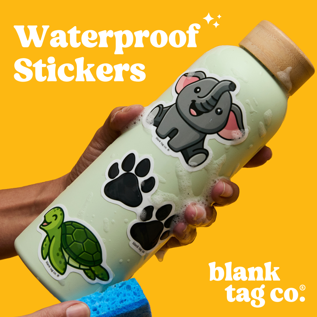 Blank Tag Co. - Waterproof Stickers - Wholesale Retailer Display Stand/Case - Best Seller Sticker Bundle with Display Stand (480 Stickers)4
