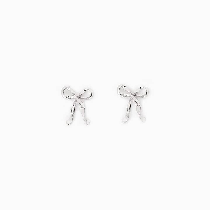 Sessori - Wholesale Stud/Post Earrings - Twisted Metal Bow Earrings4