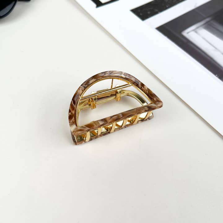 mildstyles - Wholesale Hair Clip - Women's - Half round alloy hair claw clip8