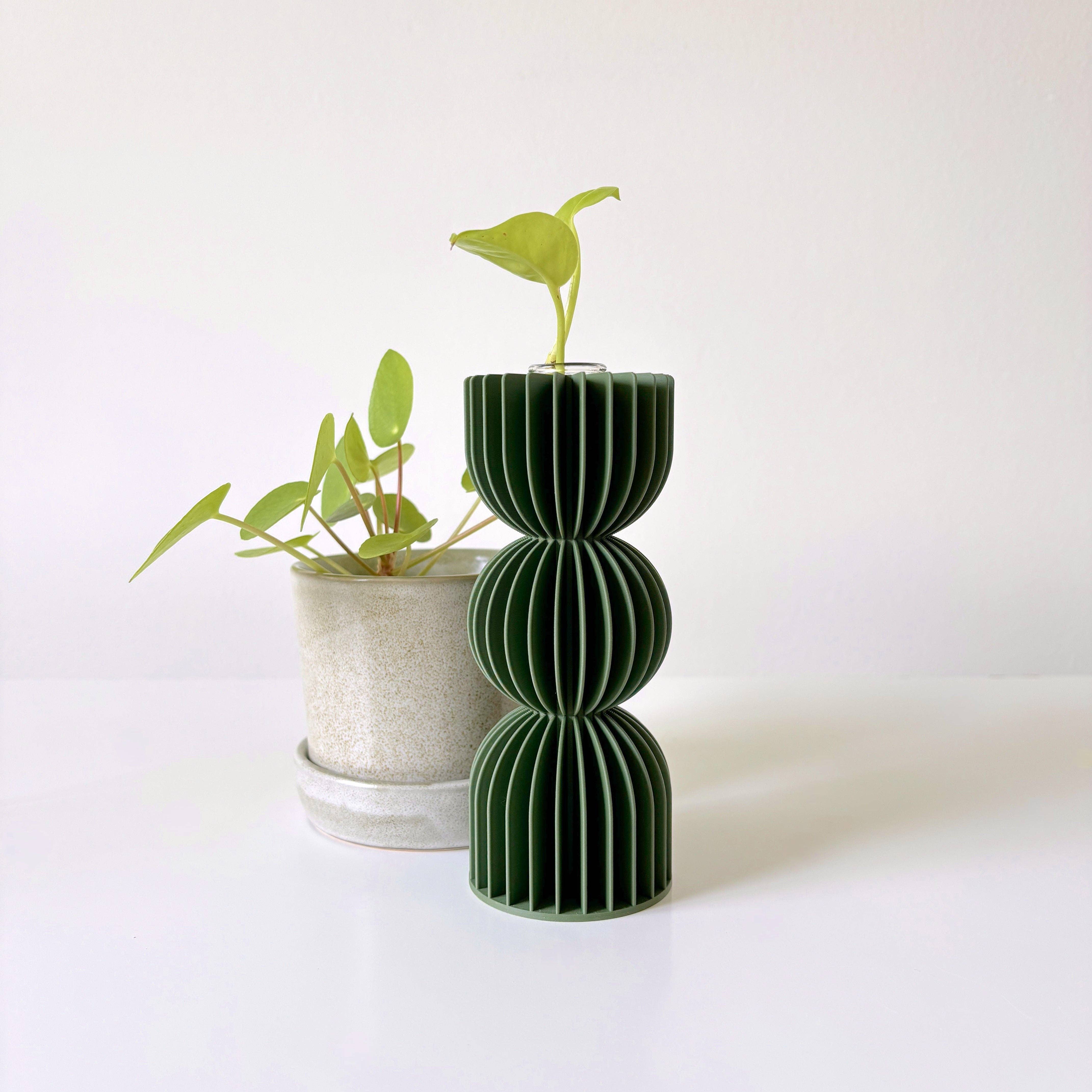 Sonnihaus - Vente Vases - Vase Fleur BAUHAUS en impression 3D style Japandi4