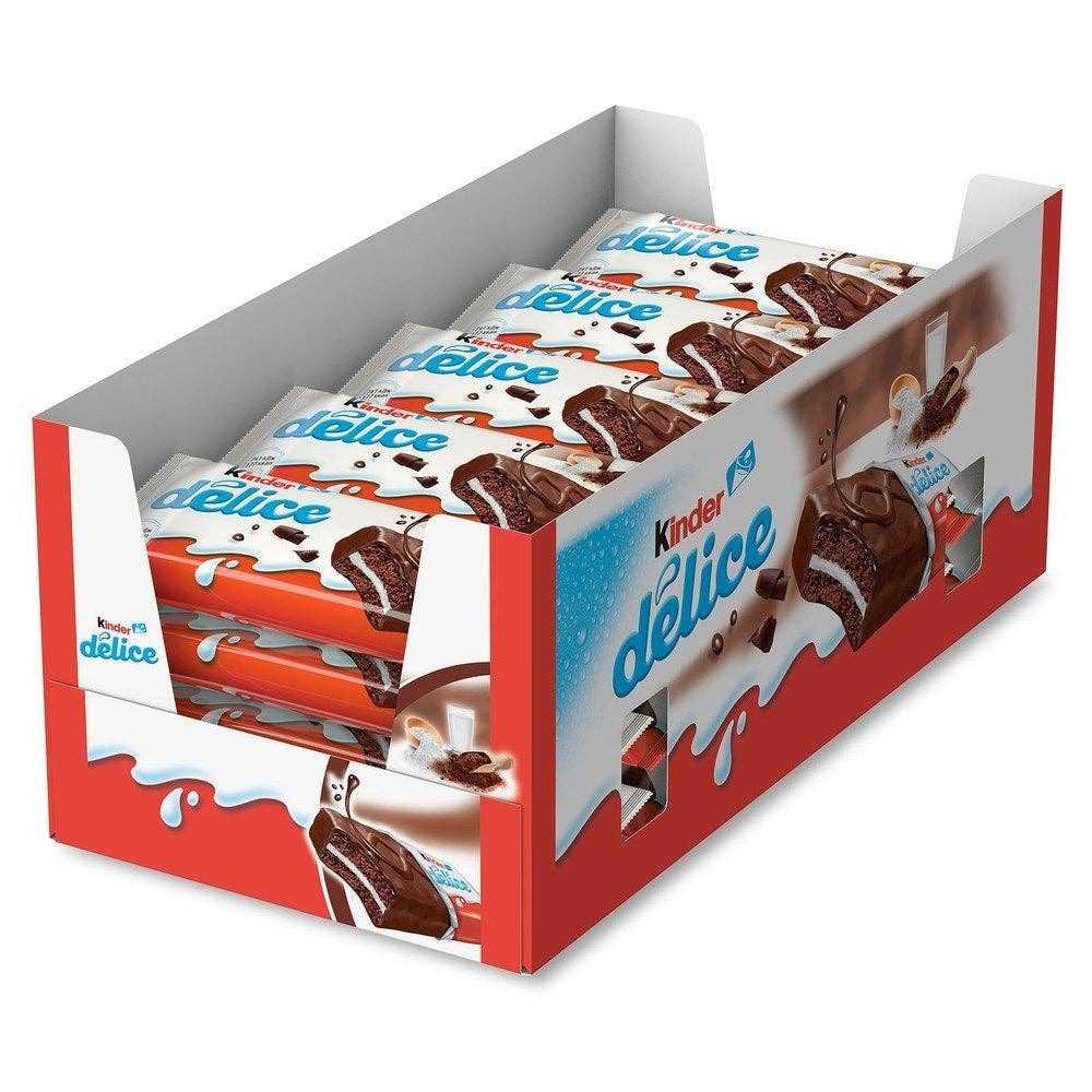Snacky Candy - Wholesale Chocolate - Kinder Delice 39 gram 20 count1