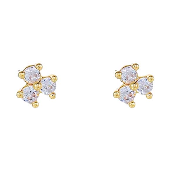 Kleine glinsterende studs for wholesale by Rosies