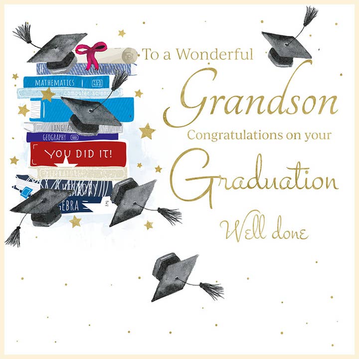 Blossom Grandson Graduation for engroshandel hos Rush Design Ltd