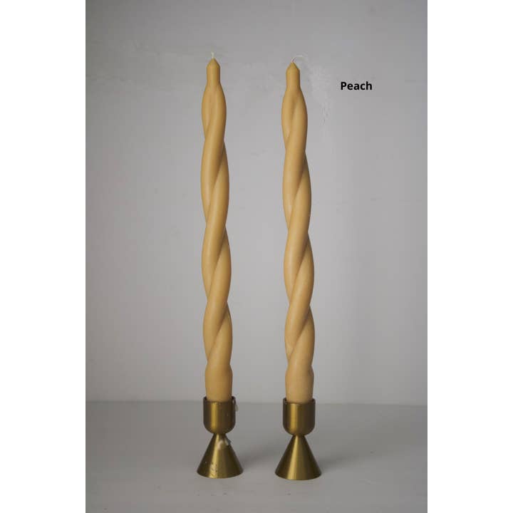 MarneyAsh - Wholesale Tapered candle/candlestick - Spiral Taper Candlesticks, Modern Soy Beeswax Taper Candles10