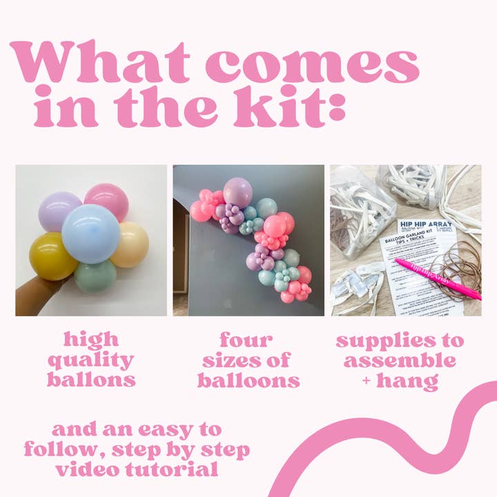 Hip Hip Array - Wholesale Balloon - Sprinkles DIY Balloon Kit
